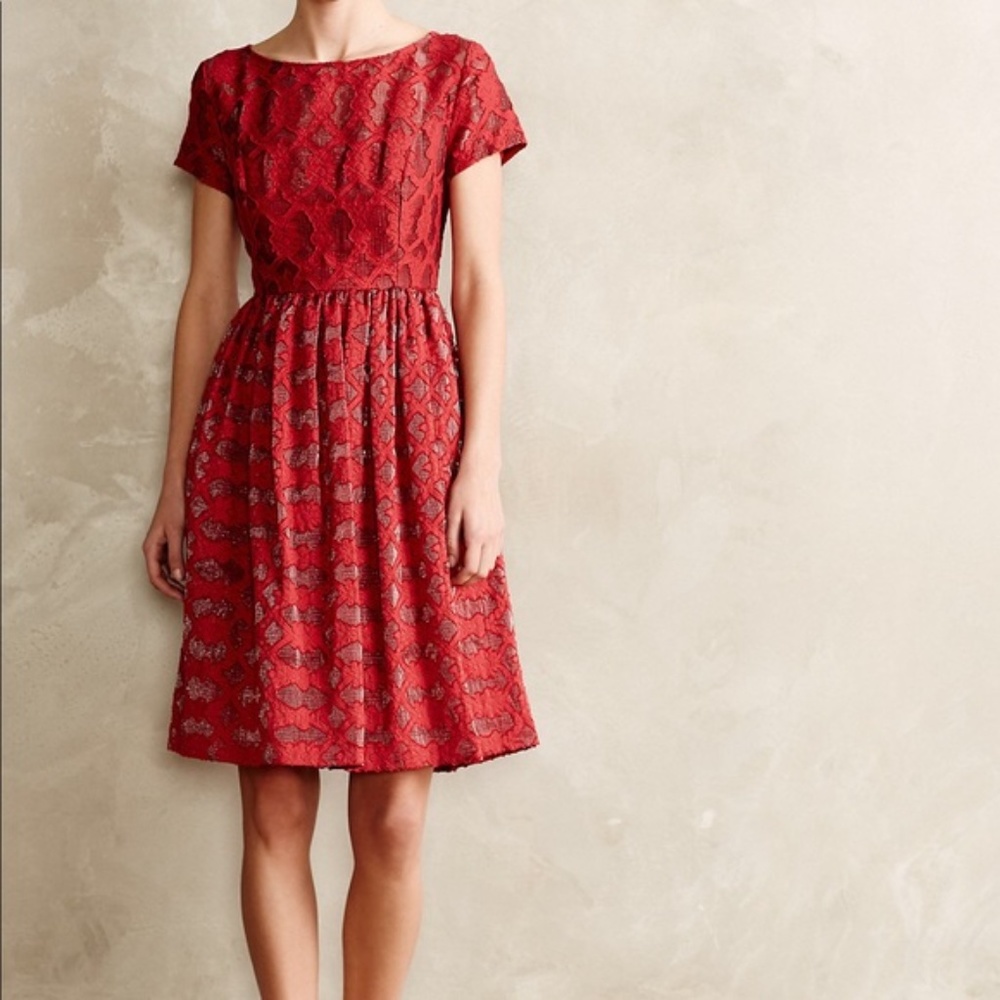 Moulinette Soeurs Sz 10 Tea Length Party Frock